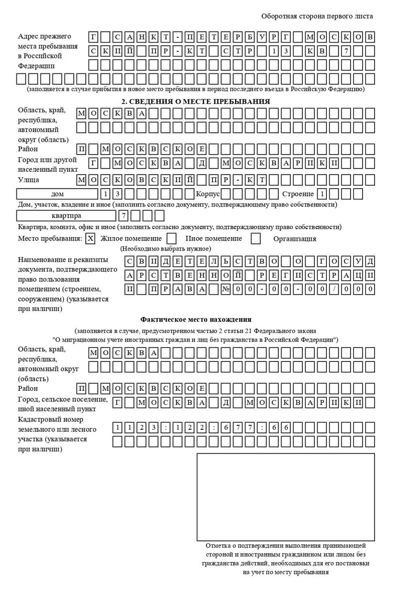 временная регистрация в Сосновом Бору
